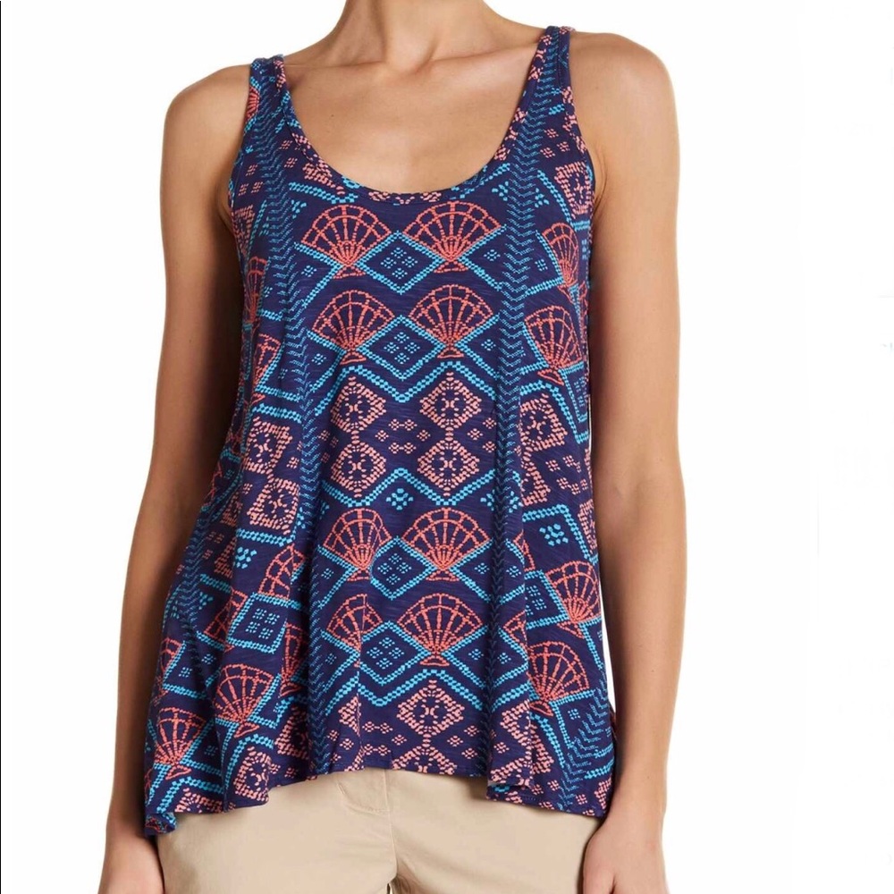 Tori Richard Ella  Fortune Sheller Tank Size S